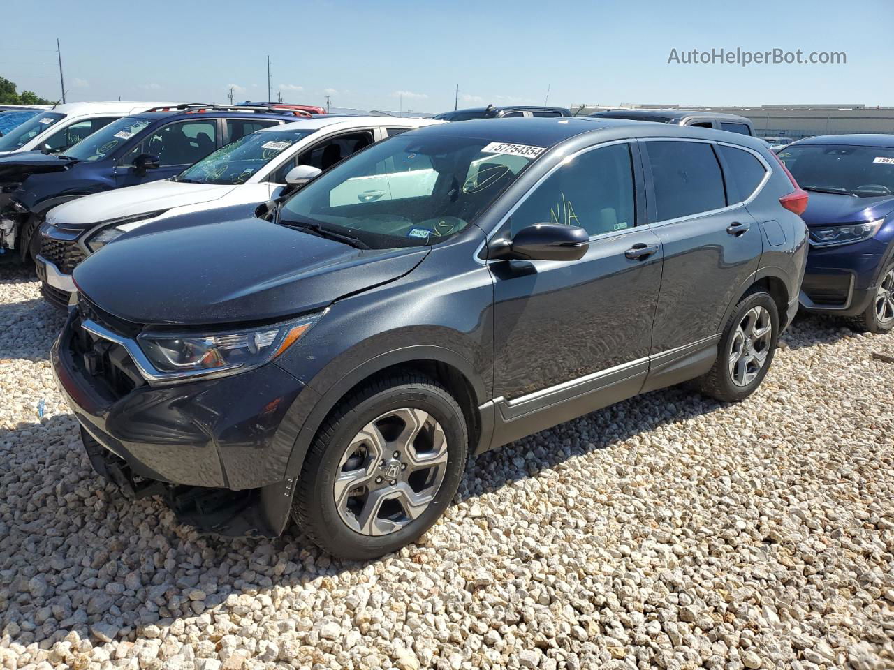 2018 Honda Cr-v Exl Black vin: 7FARW1H8XJE045153