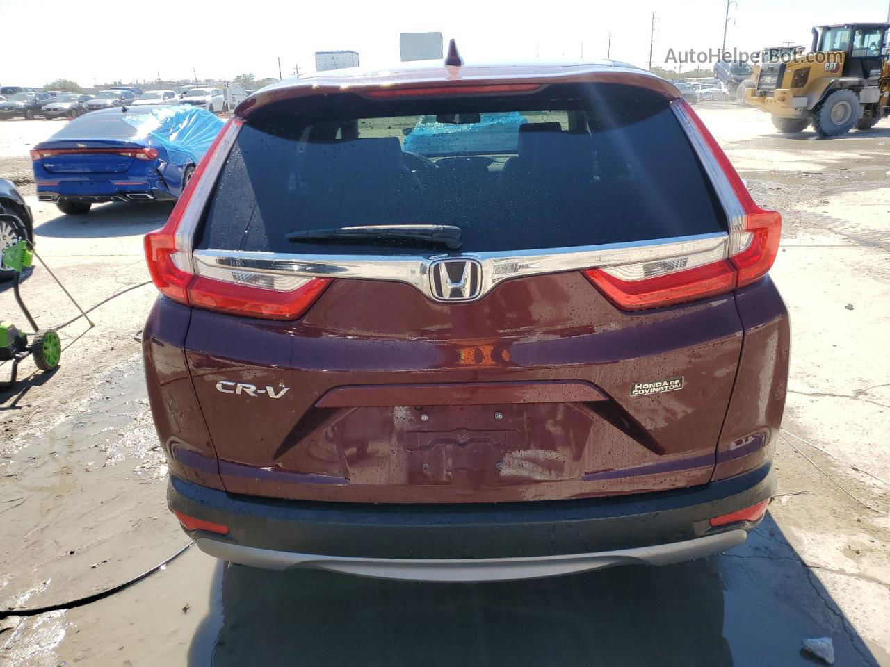 2018 Honda Cr-v Exl Burgundy vin: 7FARW1H8XJE056945