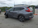 2018 Honda Cr-v Touring Gray vin: 7FARW1H96JE054456