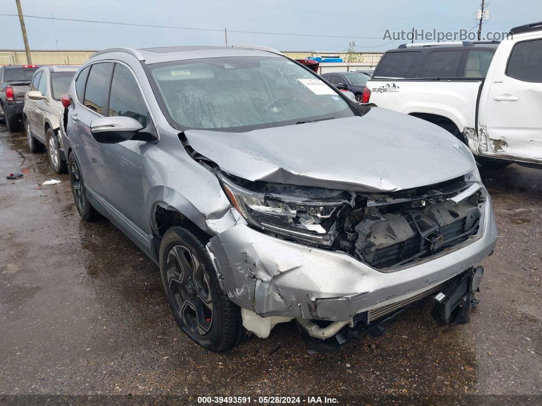 2019 Honda Cr-v Touring Silver vin: 7FARW1H97KE017594