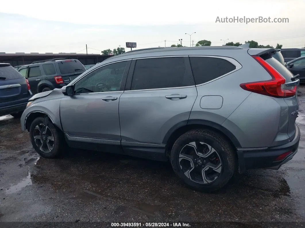 2019 Honda Cr-v Touring Silver vin: 7FARW1H97KE017594