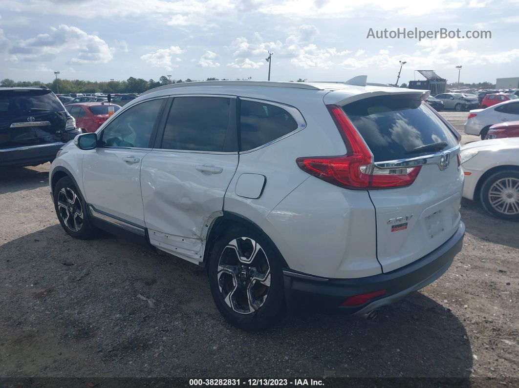 2019 Honda Cr-v Touring White vin: 7FARW1H98KE008631