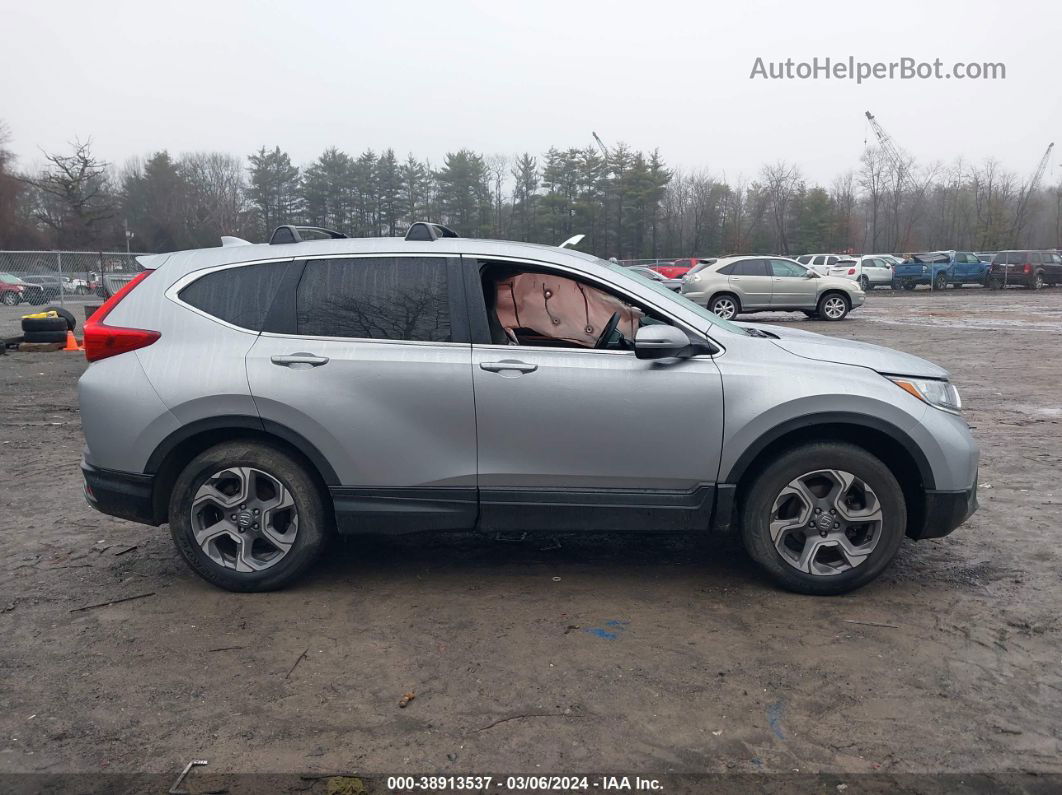 2018 Honda Cr-v Ex Silver vin: 7FARW2H50JE059705