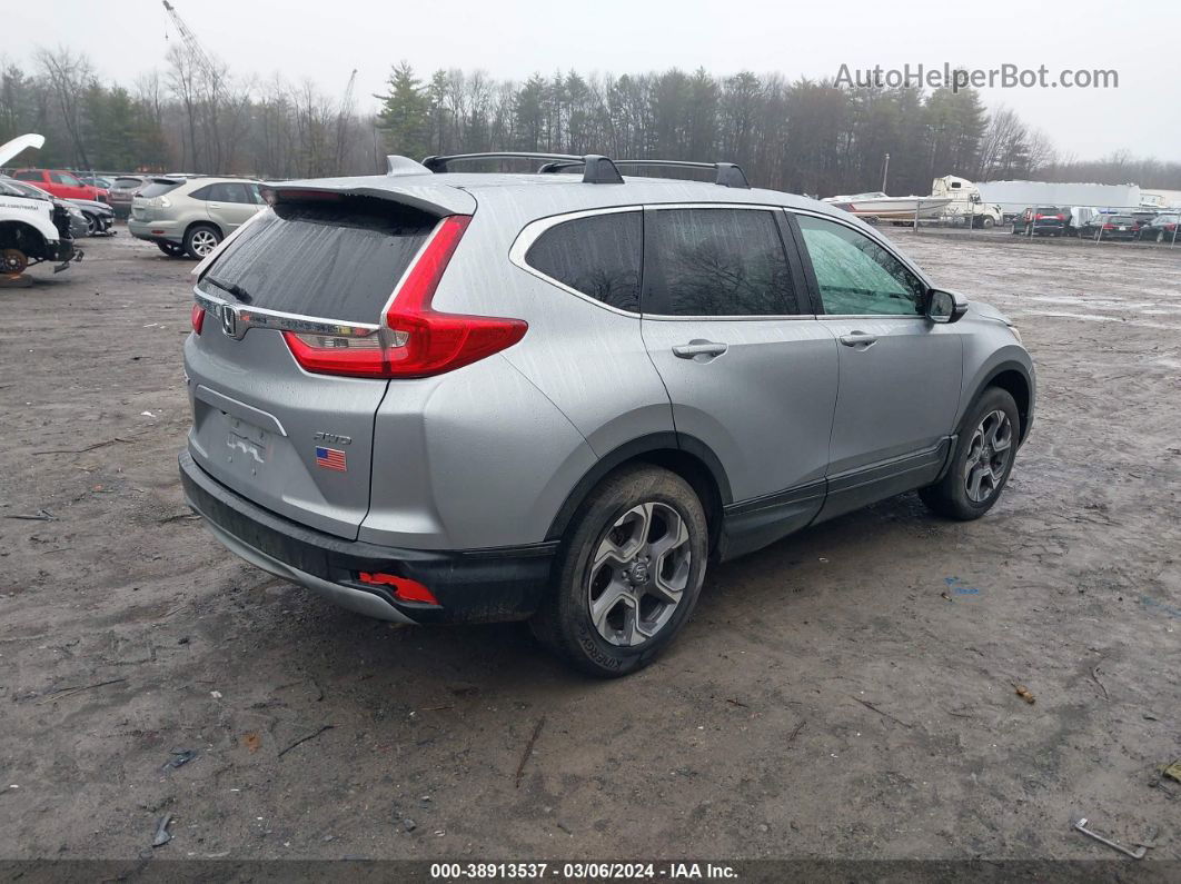 2018 Honda Cr-v Ex Silver vin: 7FARW2H50JE059705