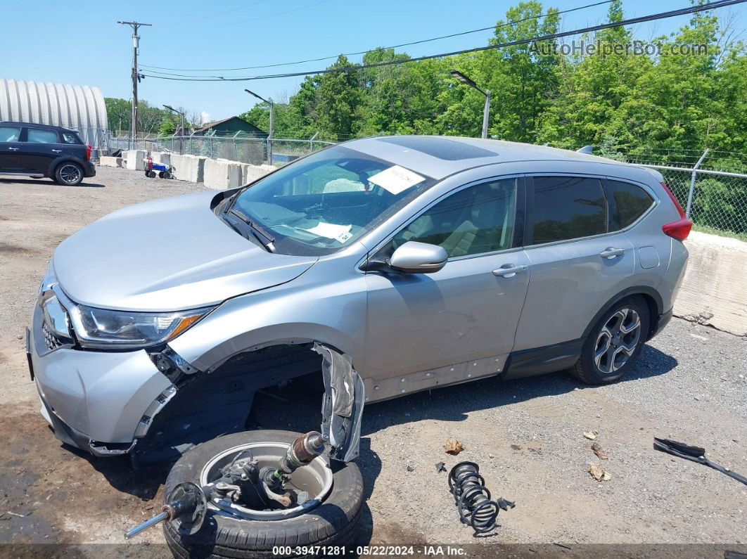 2018 Honda Cr-v Ex Серебряный vin: 7FARW2H50JE077265