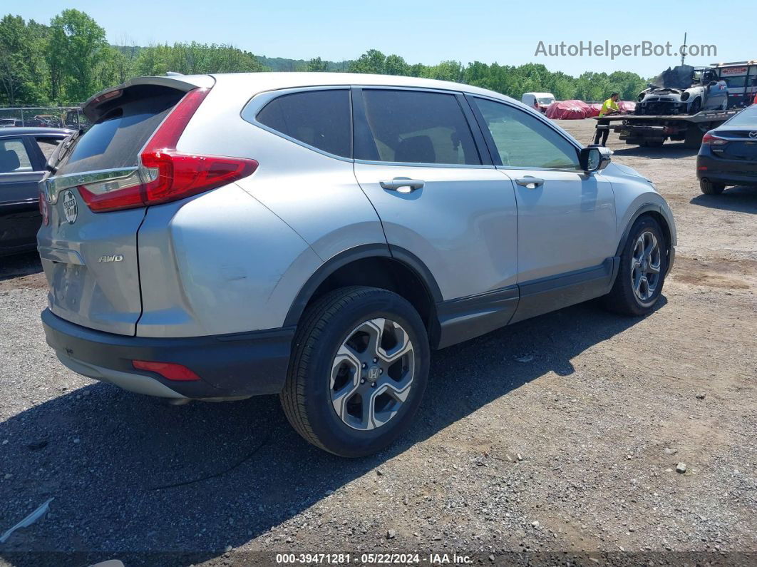 2018 Honda Cr-v Ex Silver vin: 7FARW2H50JE077265