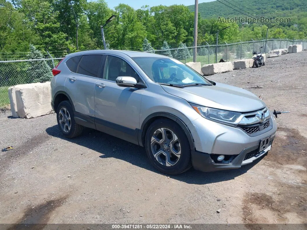 2018 Honda Cr-v Ex Silver vin: 7FARW2H50JE077265