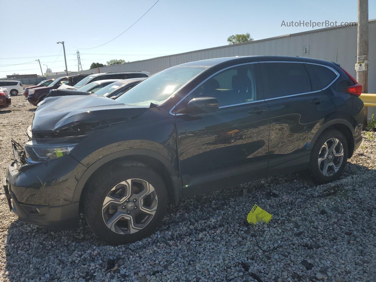 2019 Honda Cr-v Ex Black vin: 7FARW2H50KE036412