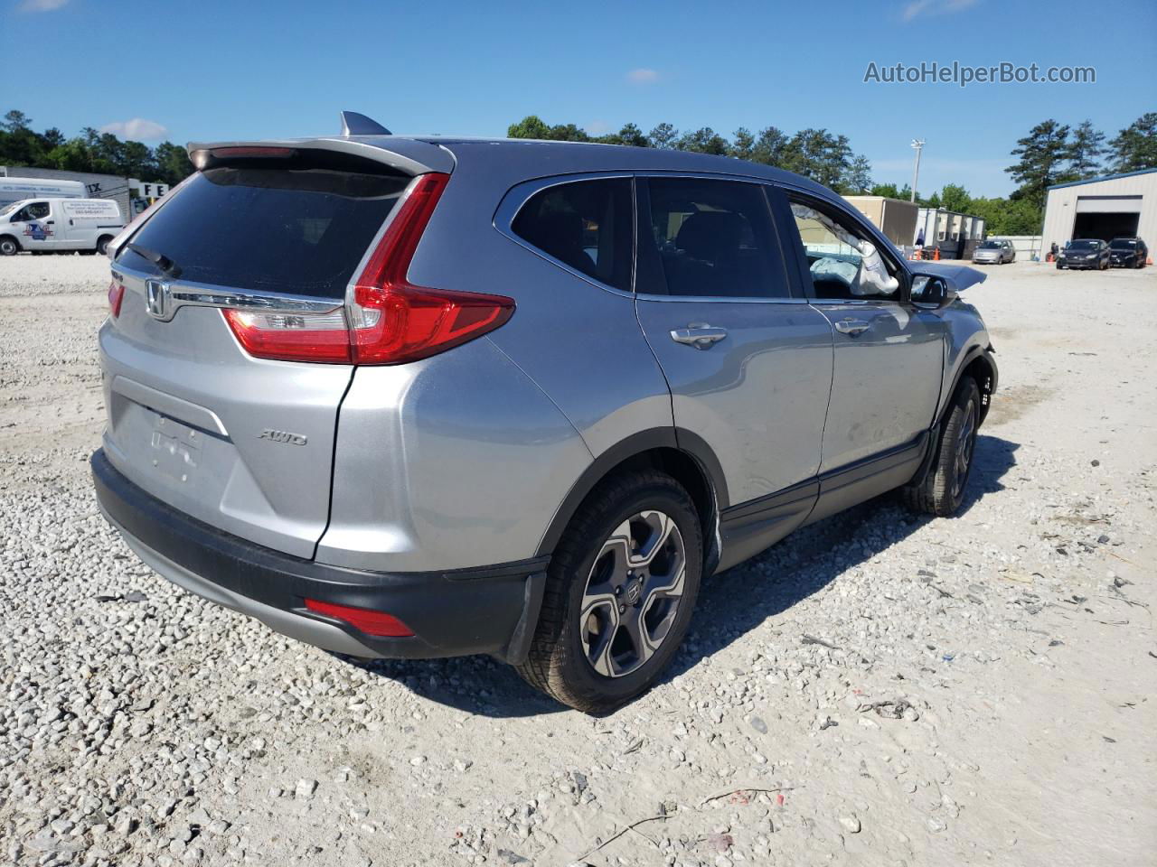 2019 Honda Cr-v Ex Silver vin: 7FARW2H50KE053775