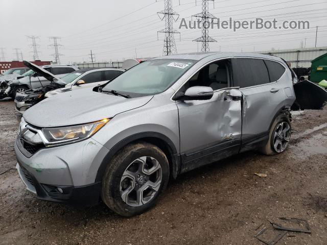 2018 Honda Cr-v Ex Silver vin: 7FARW2H51JE008181