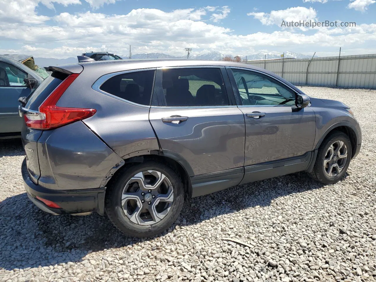 2018 Honda Cr-v Ex Gray vin: 7FARW2H51JE047580