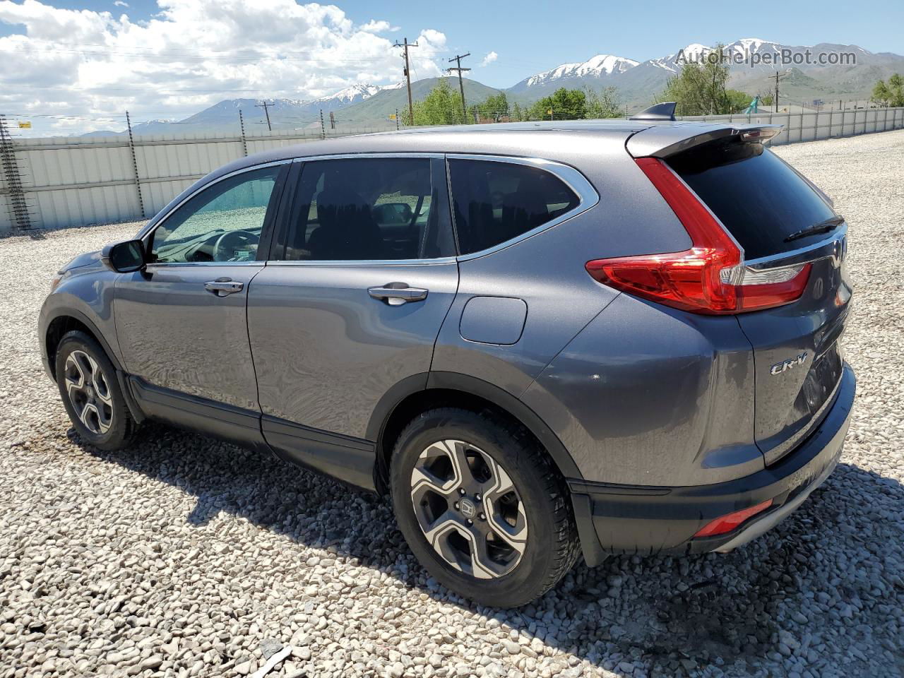 2018 Honda Cr-v Ex Gray vin: 7FARW2H51JE047580