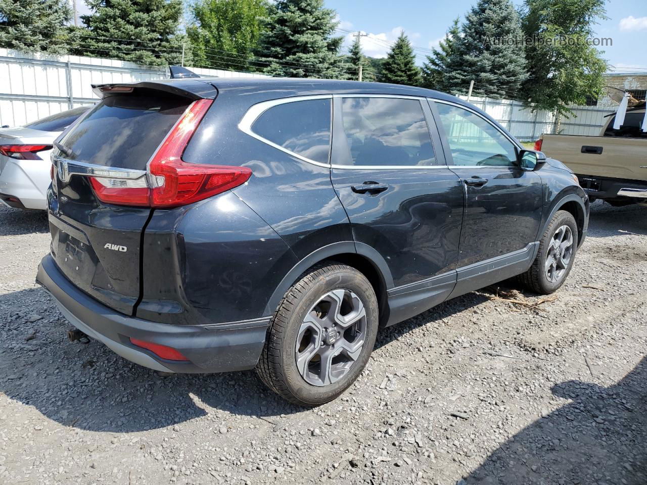 2018 Honda Cr-v Ex Black vin: 7FARW2H51JE060670