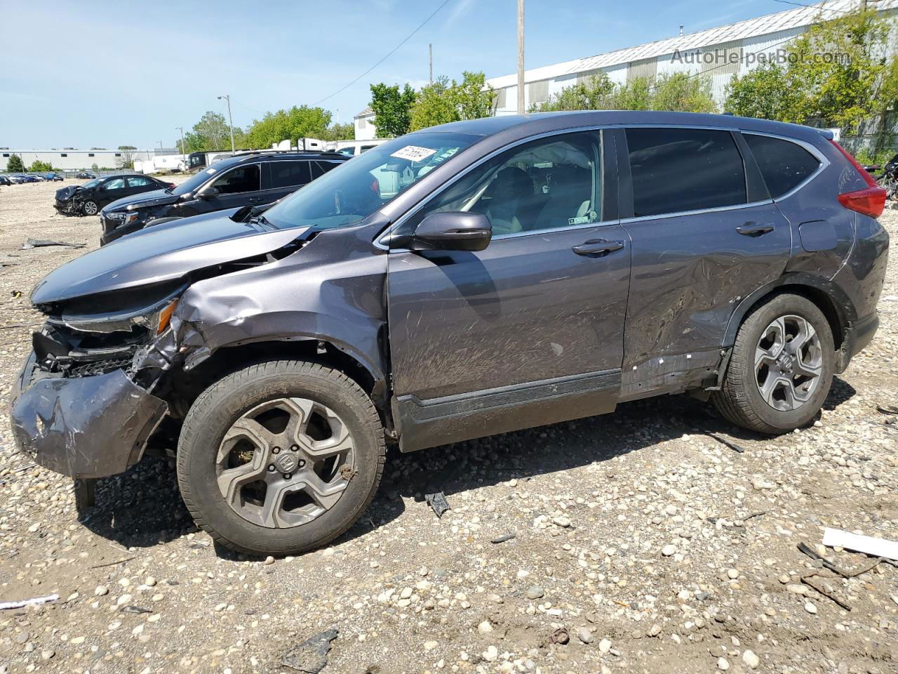 2018 Honda Cr-v Ex Charcoal vin: 7FARW2H51JE067425