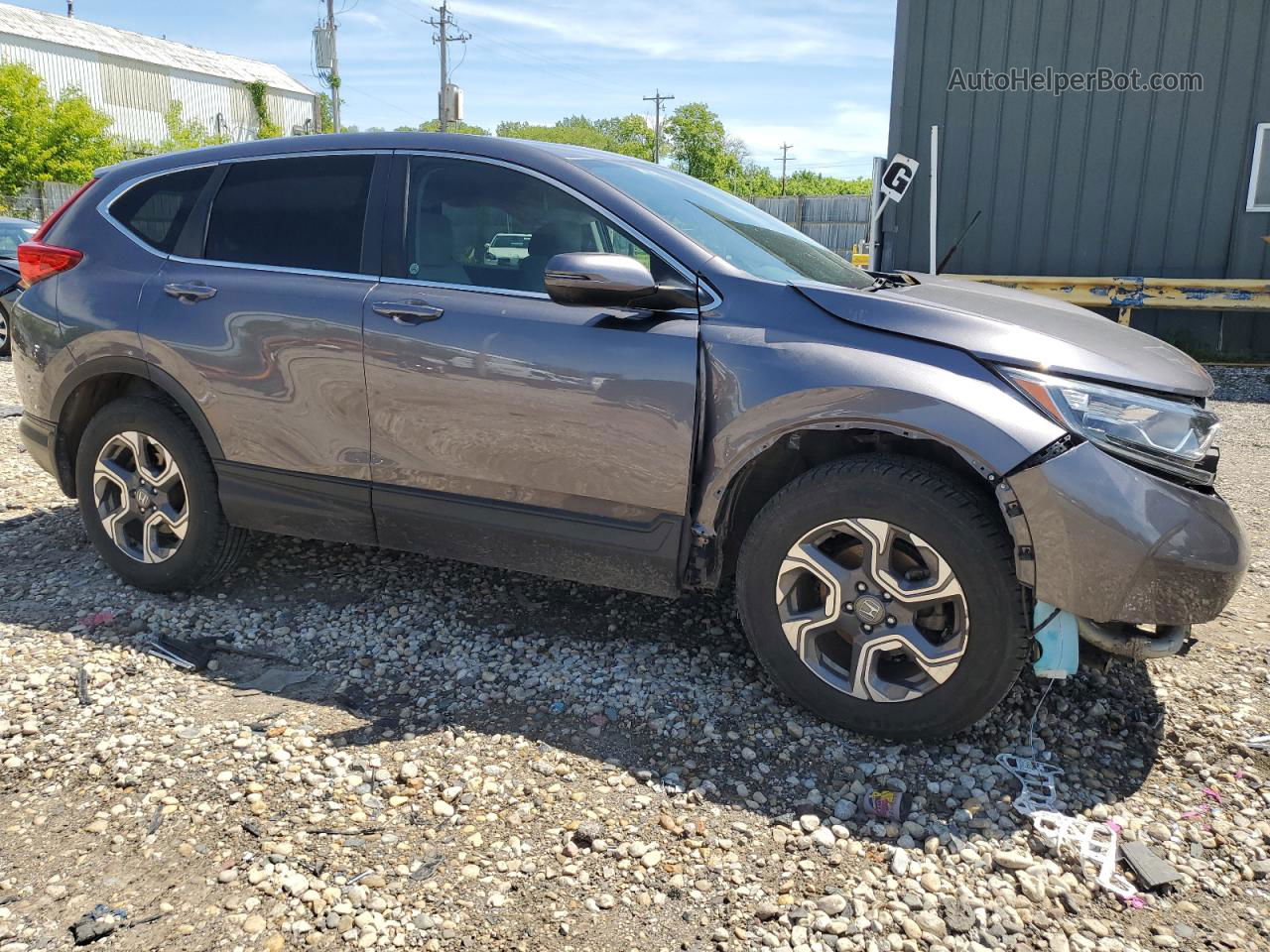 2018 Honda Cr-v Ex Charcoal vin: 7FARW2H51JE067425