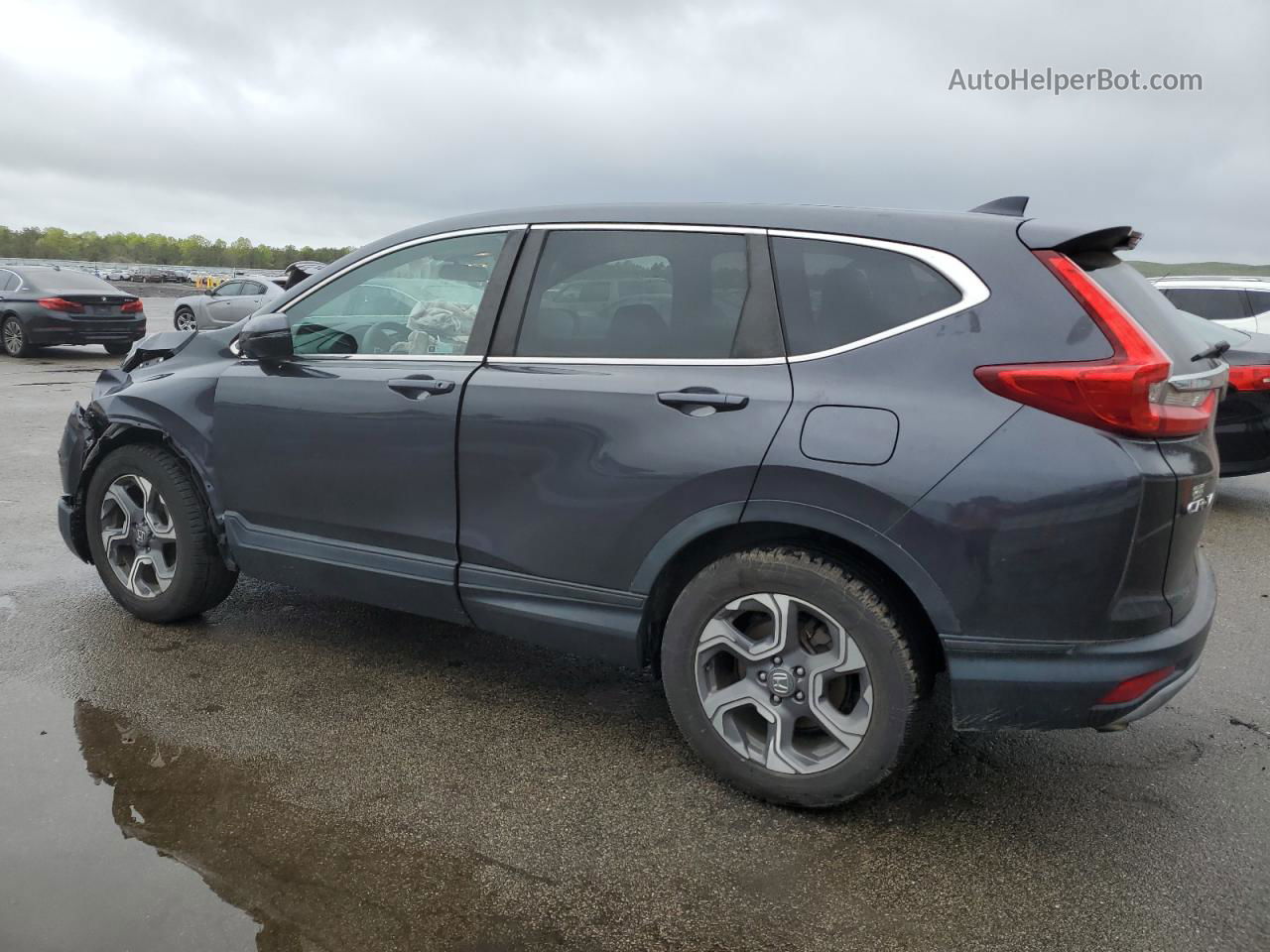 2018 Honda Cr-v Ex Gray vin: 7FARW2H51JE097251