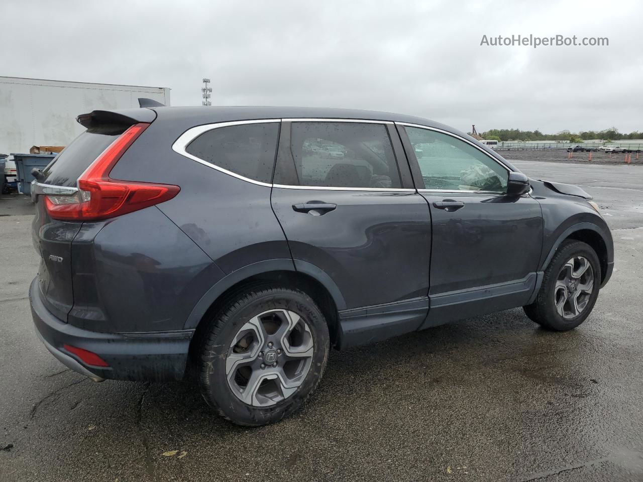 2018 Honda Cr-v Ex Gray vin: 7FARW2H51JE097251