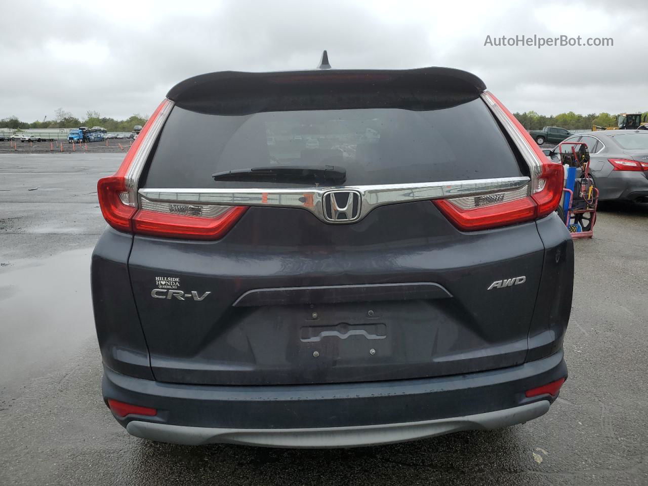 2018 Honda Cr-v Ex Gray vin: 7FARW2H51JE097251