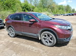 2018 Honda Cr-v Ex Burgundy vin: 7FARW2H52JE010649