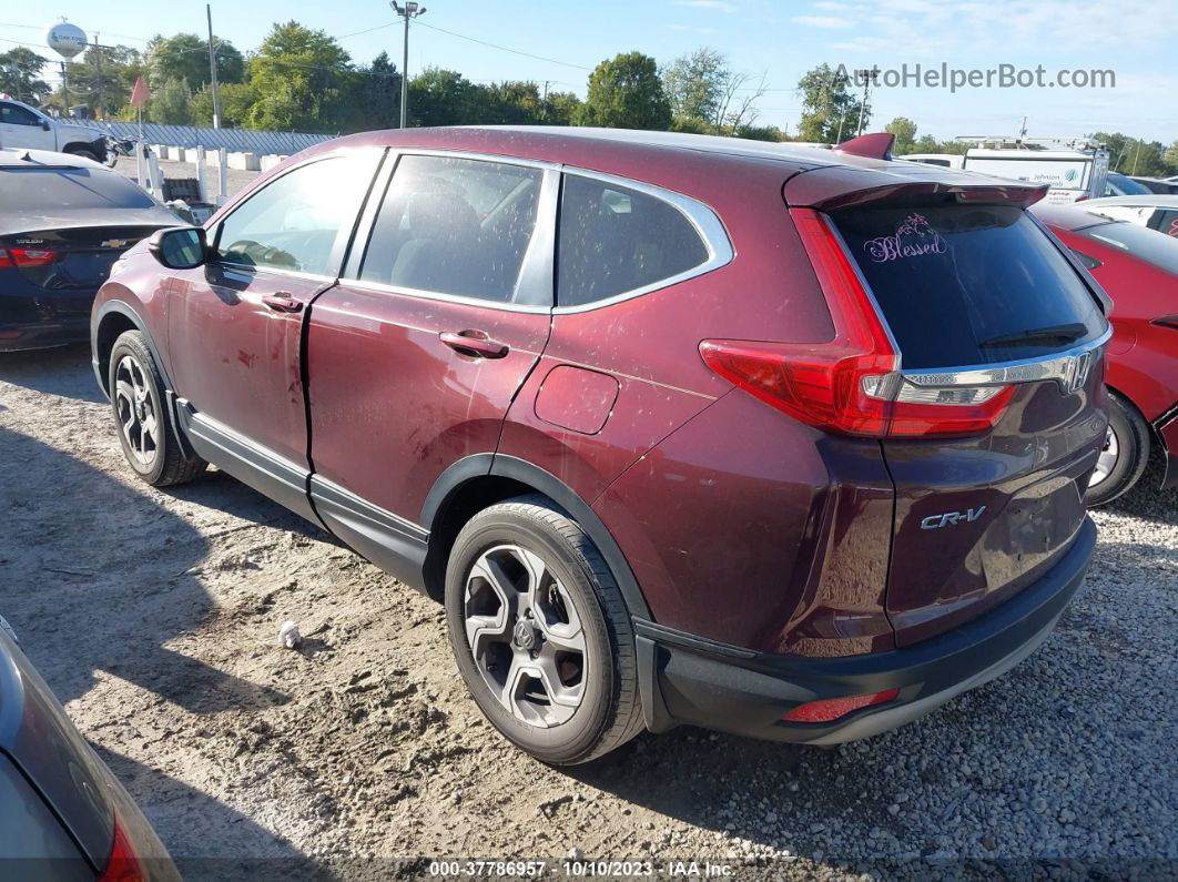 2018 Honda Cr-v Ex Red vin: 7FARW2H52JE069037