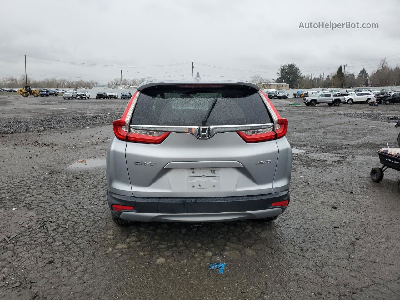 2018 Honda Cr-v Ex Silver vin: 7FARW2H52JE070043