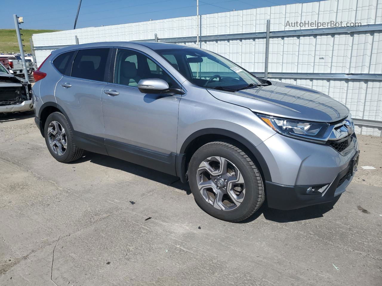 2018 Honda Cr-v Ex Silver vin: 7FARW2H52JE077932