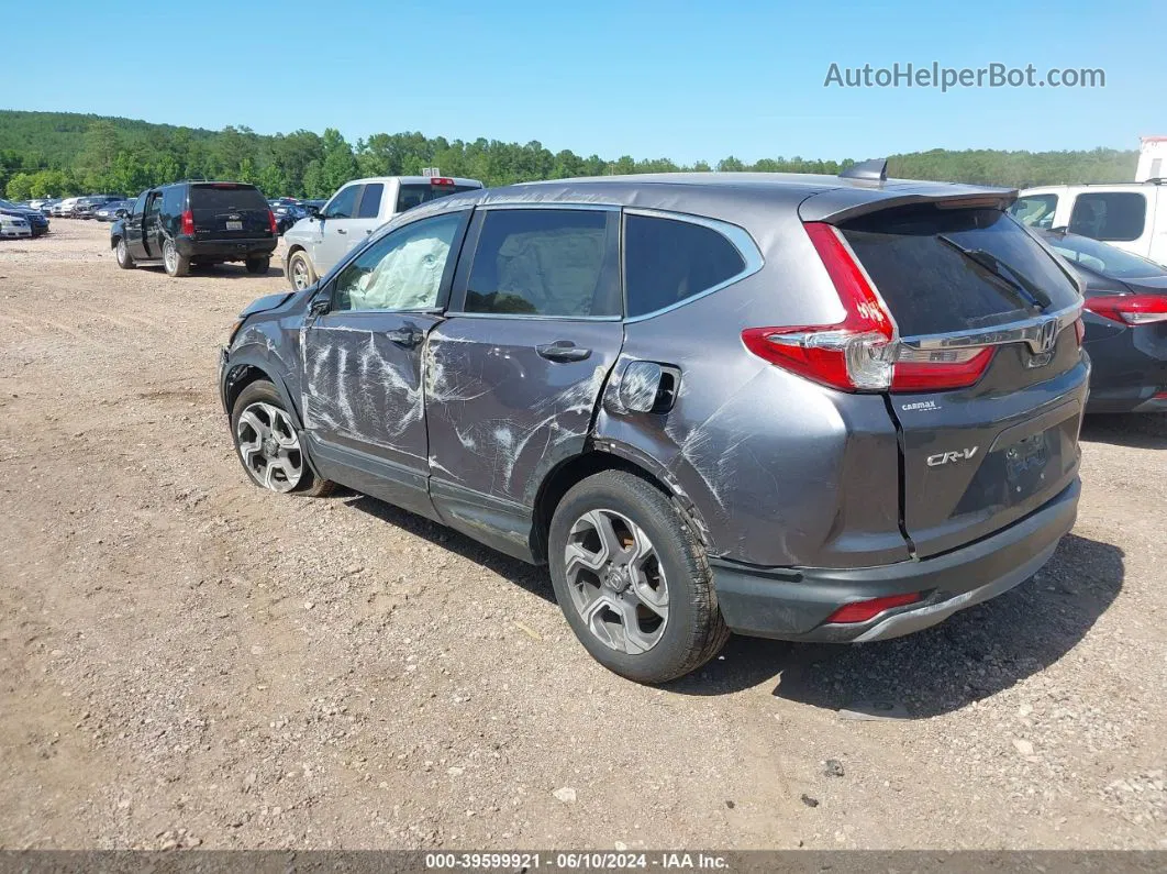 2018 Honda Cr-v Ex Gray vin: 7FARW2H52JE102635