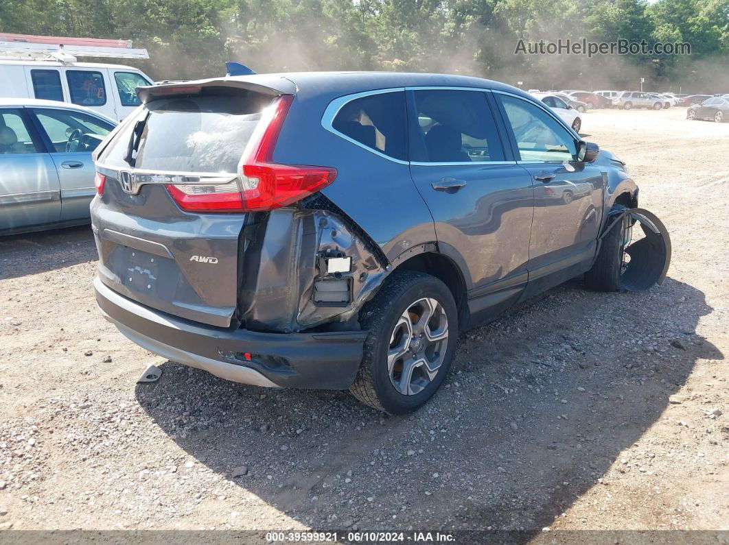 2018 Honda Cr-v Ex Gray vin: 7FARW2H52JE102635