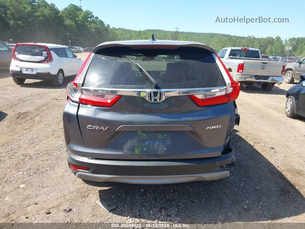 2018 Honda Cr-v Ex Gray vin: 7FARW2H52JE102635