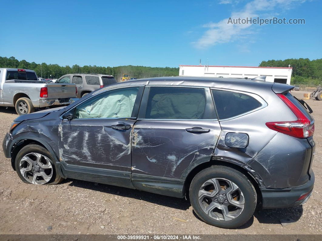 2018 Honda Cr-v Ex Gray vin: 7FARW2H52JE102635