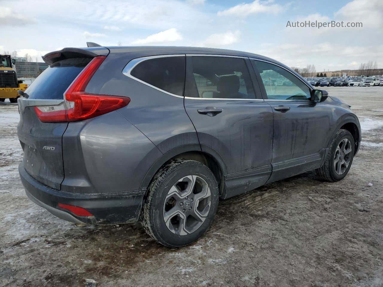 2019 Honda Cr-v Ex Gray vin: 7FARW2H52KE007896