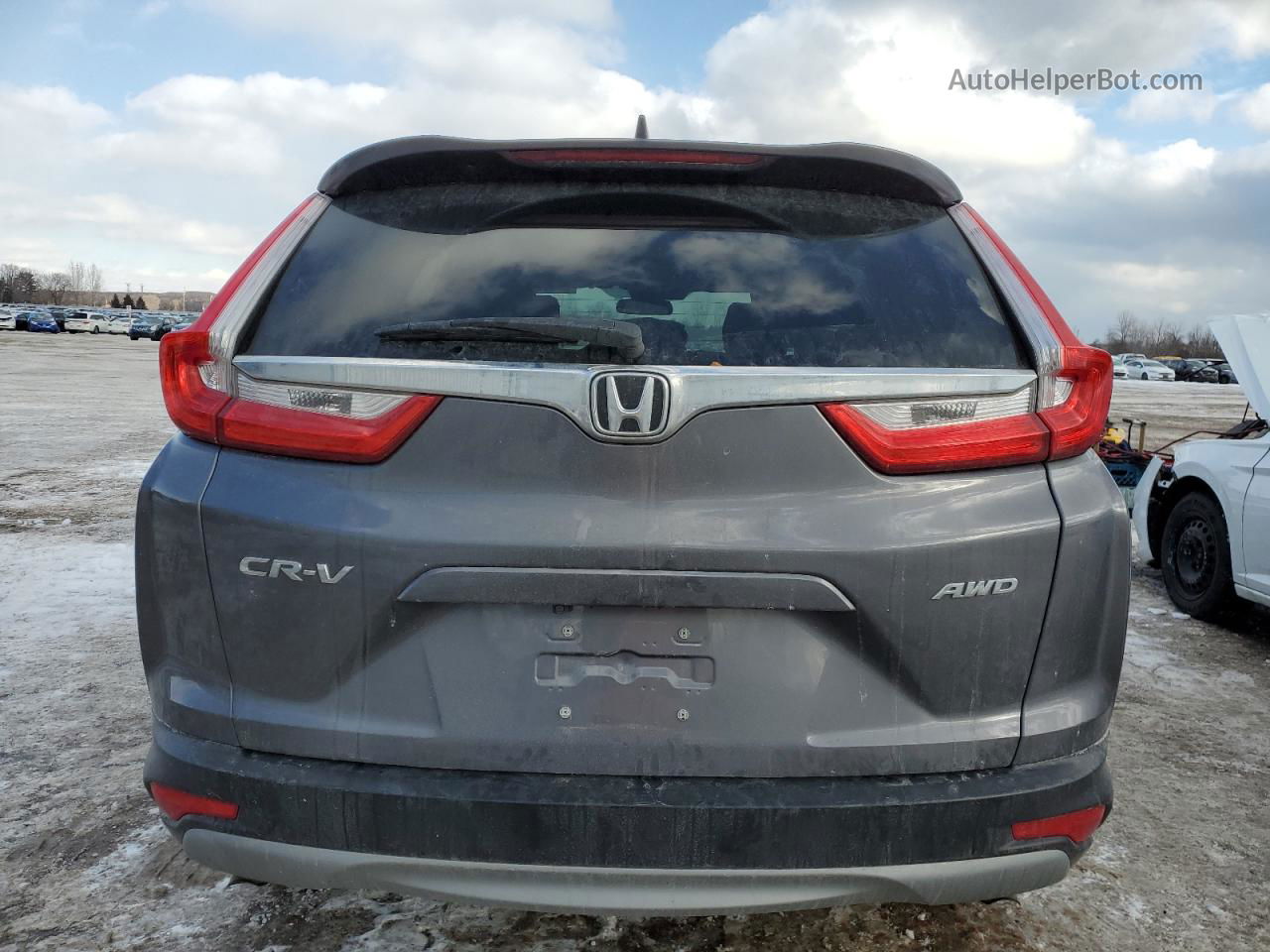 2019 Honda Cr-v Ex Gray vin: 7FARW2H52KE007896