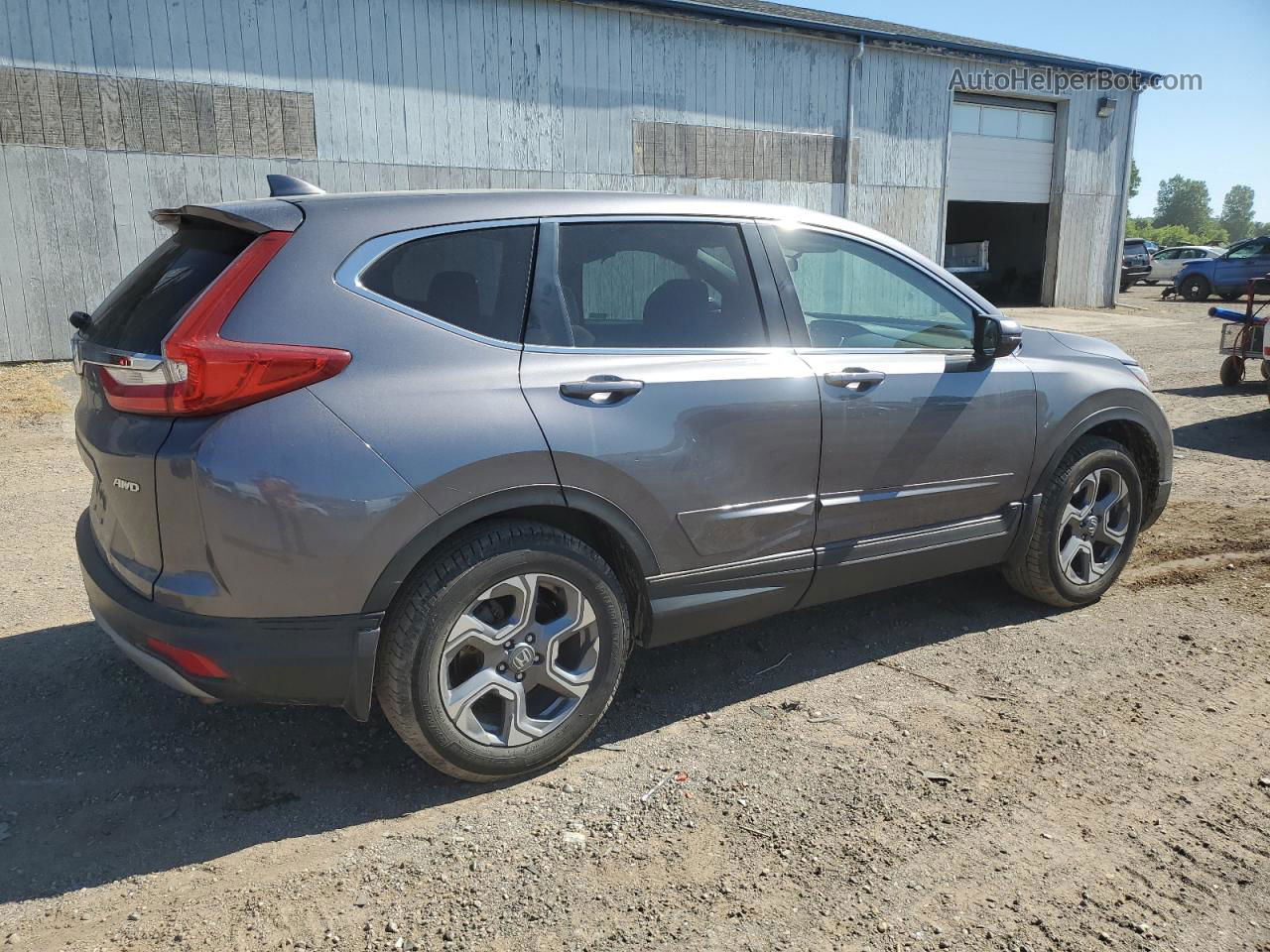 2018 Honda Cr-v Ex Gray vin: 7FARW2H53JE024219