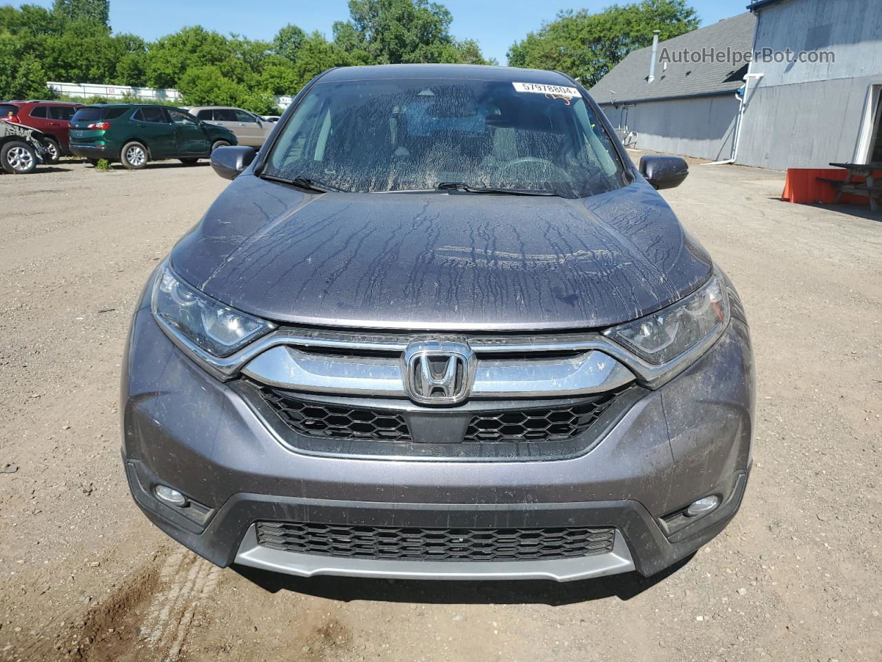 2018 Honda Cr-v Ex Gray vin: 7FARW2H53JE024219