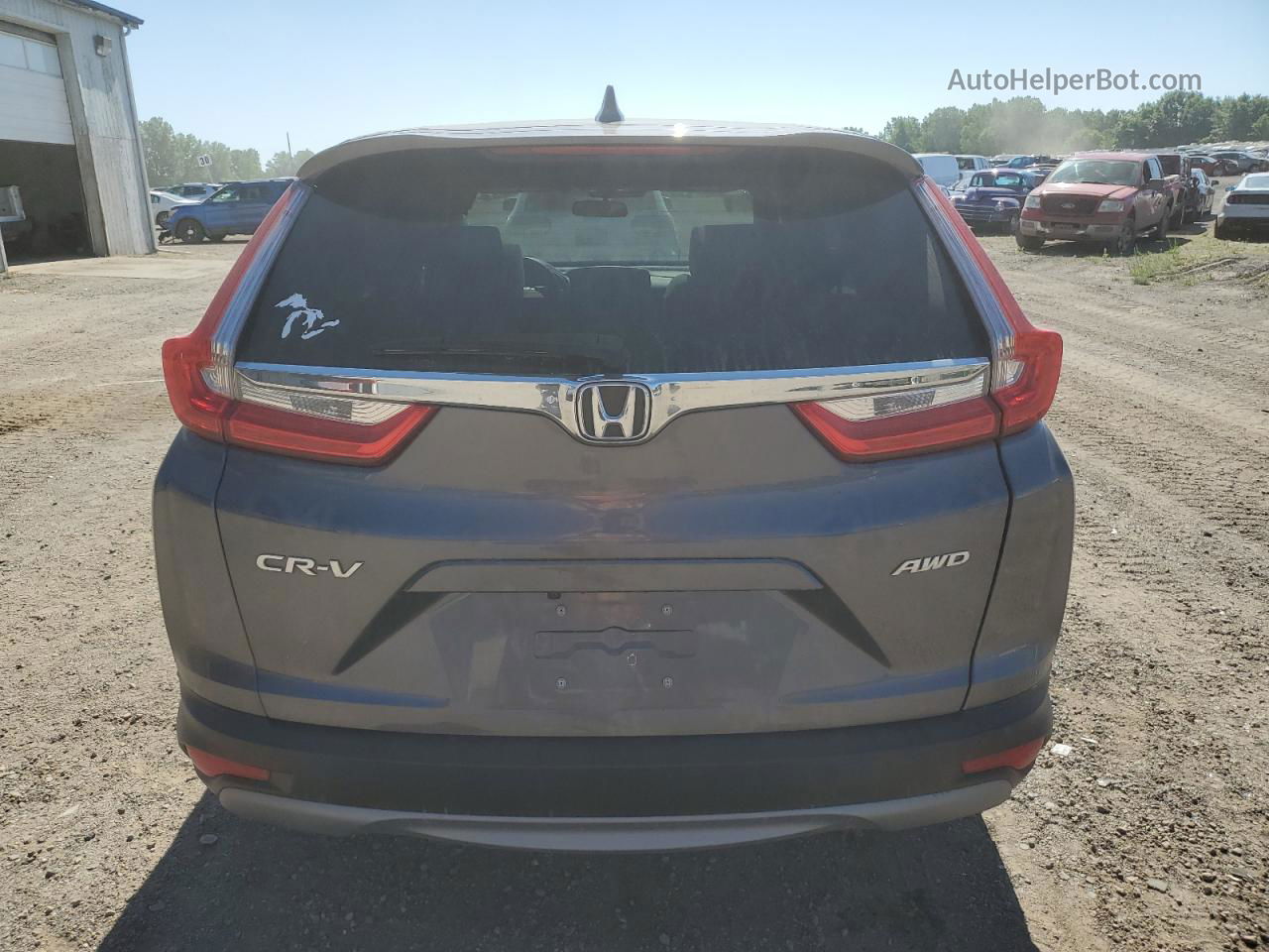 2018 Honda Cr-v Ex Gray vin: 7FARW2H53JE024219