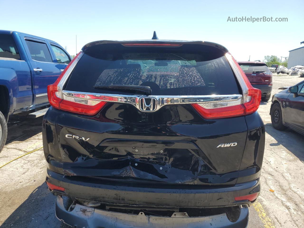 2018 Honda Cr-v Ex Black vin: 7FARW2H53JE100134