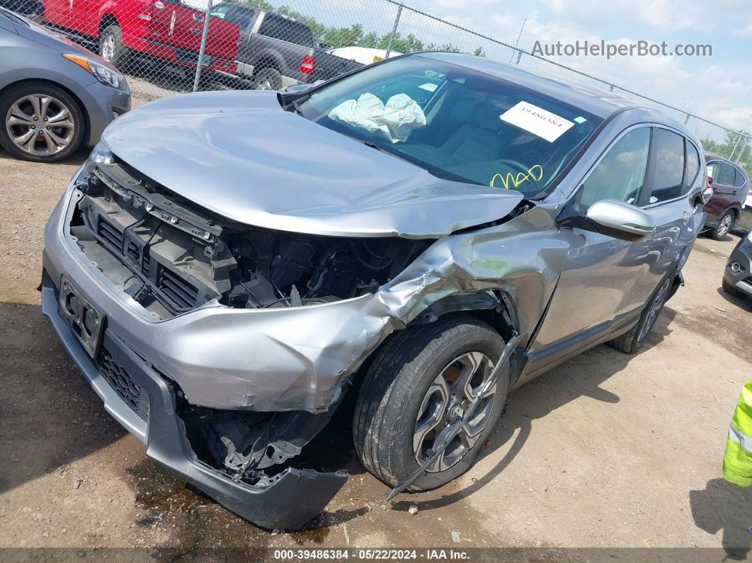 2018 Honda Cr-v Ex Silver vin: 7FARW2H54JE014668