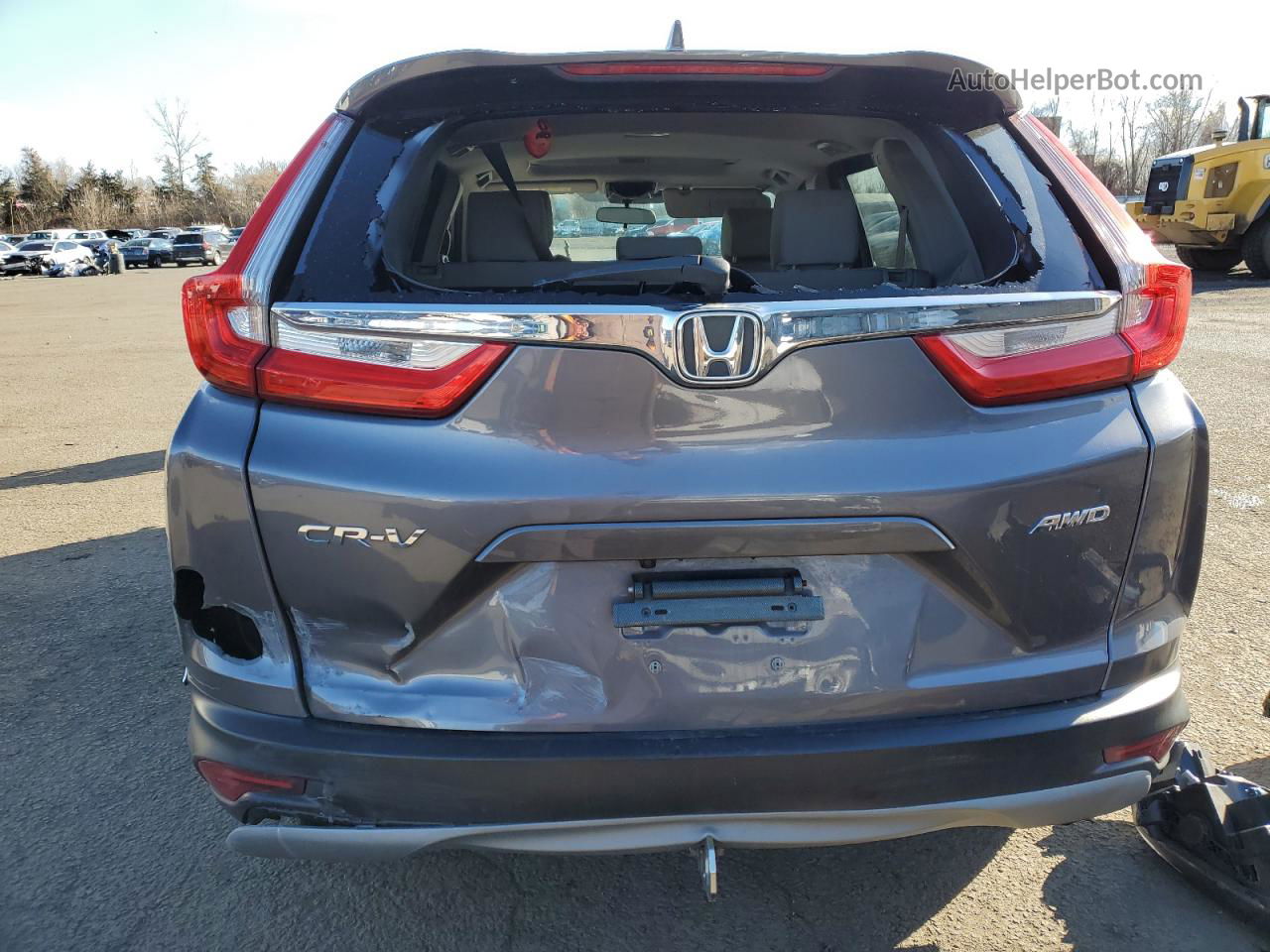 2018 Honda Cr-v Ex Gray vin: 7FARW2H54JE058010