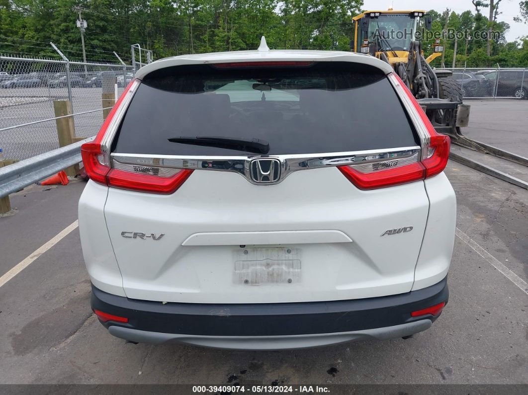 2019 Honda Cr-v Ex White vin: 7FARW2H54KE046263