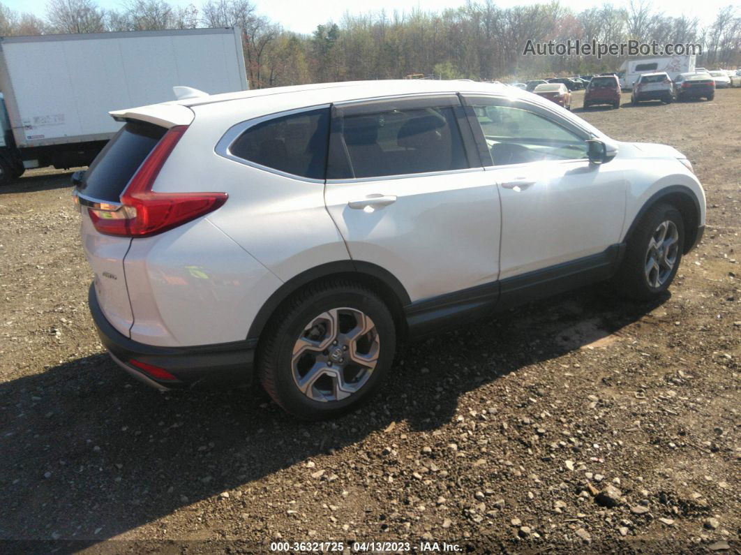 2019 Honda Cr-v Ex White vin: 7FARW2H55KE045171