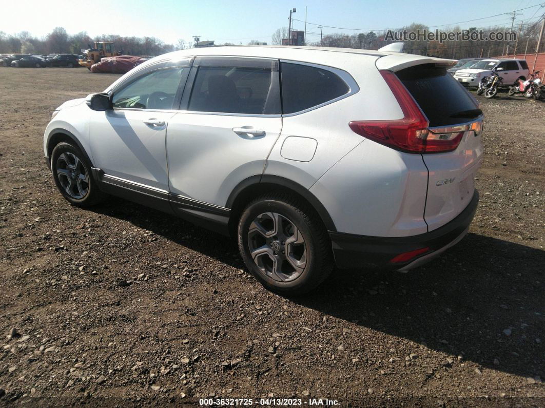 2019 Honda Cr-v Ex White vin: 7FARW2H55KE045171