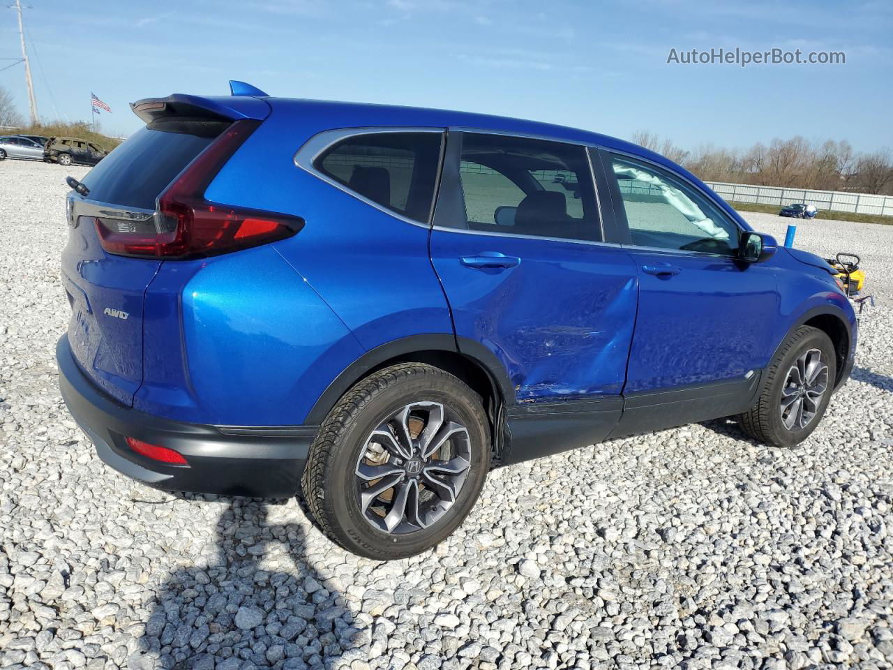 2020 Honda Cr-v Ex Blue vin: 7FARW2H55LE011720