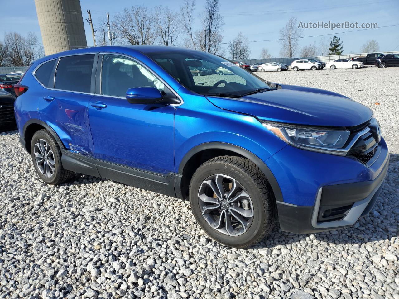 2020 Honda Cr-v Ex Blue vin: 7FARW2H55LE011720