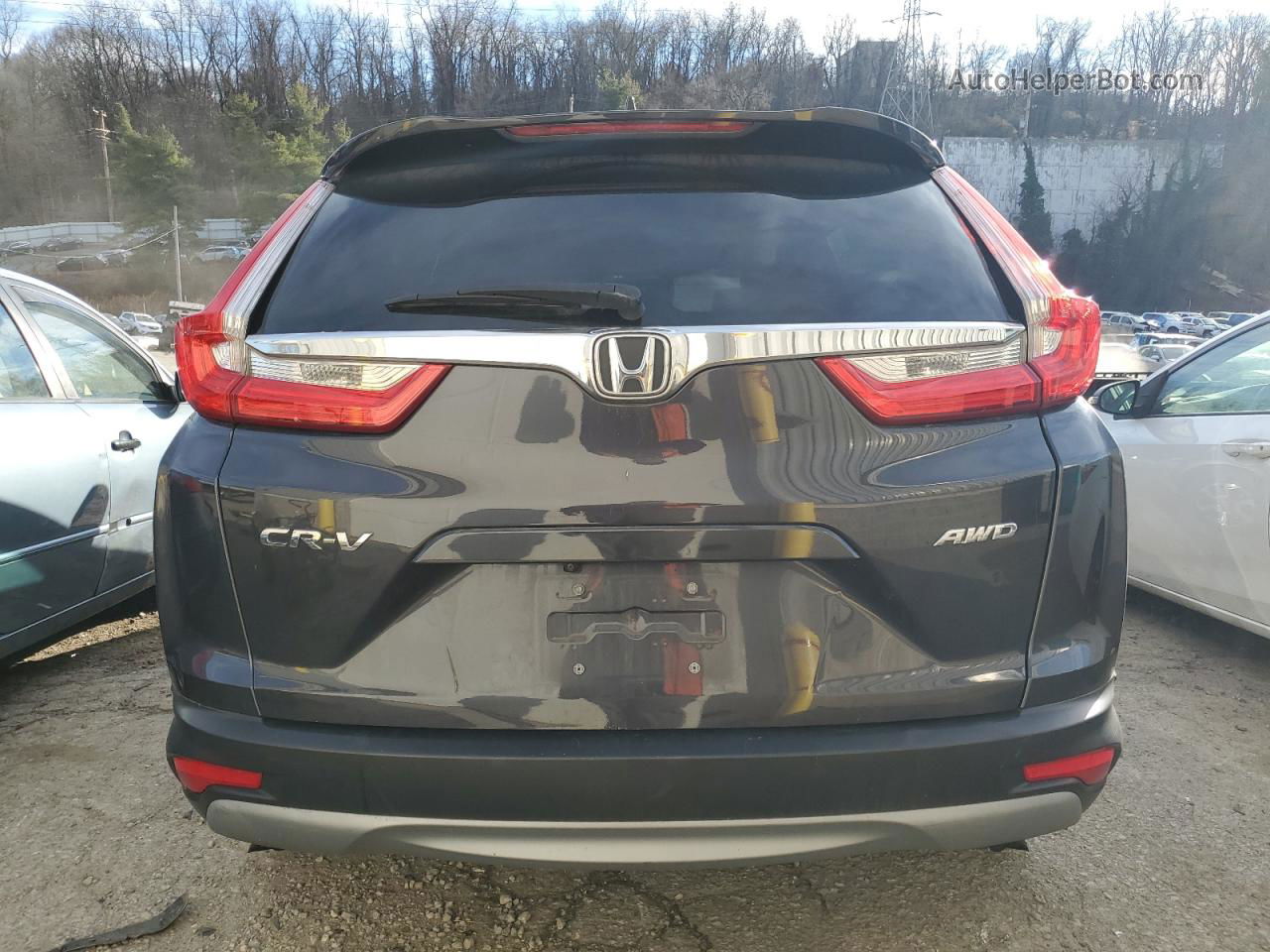 2018 Honda Cr-v Ex Blue vin: 7FARW2H56JE037336