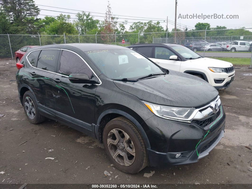 2018 Honda Cr-v Ex Green vin: 7FARW2H56JE068621