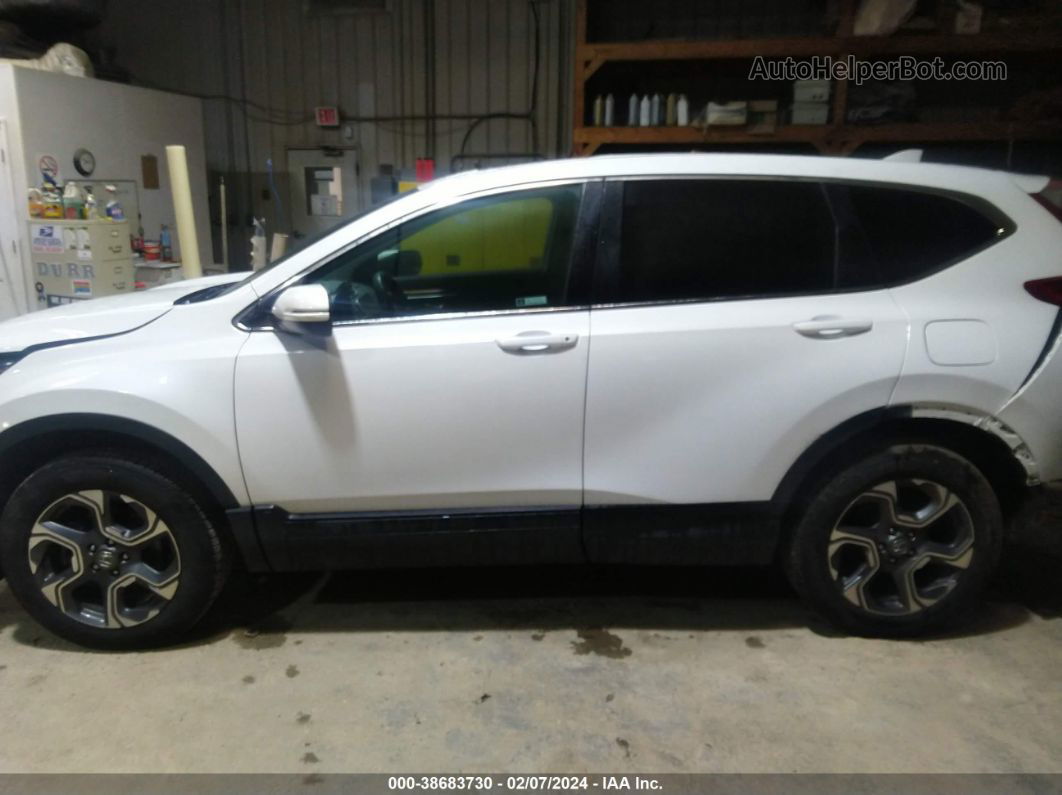 2019 Honda Cr-v Ex White vin: 7FARW2H56KE010509