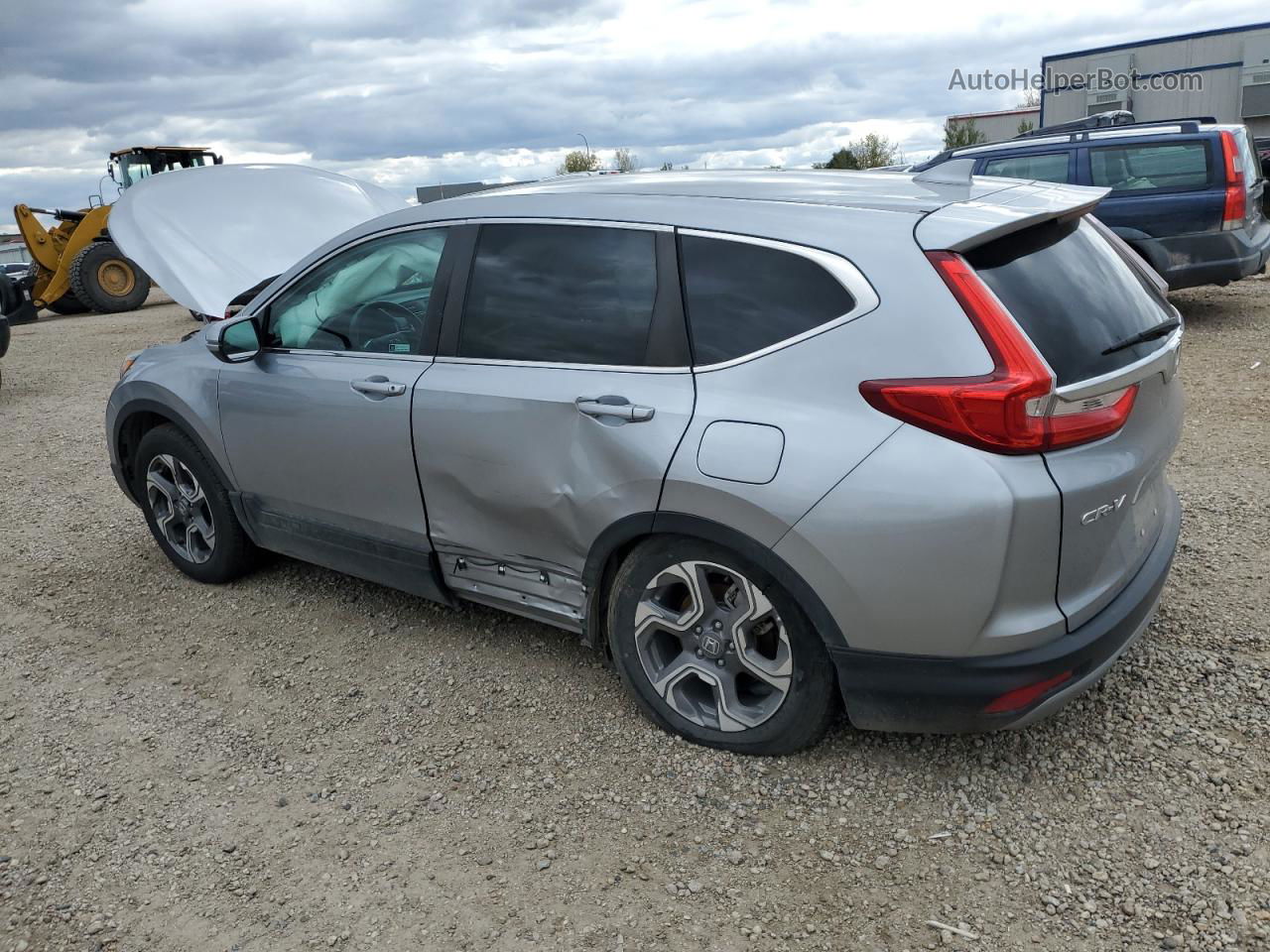 2019 Honda Cr-v Ex Gray vin: 7FARW2H56KE034325