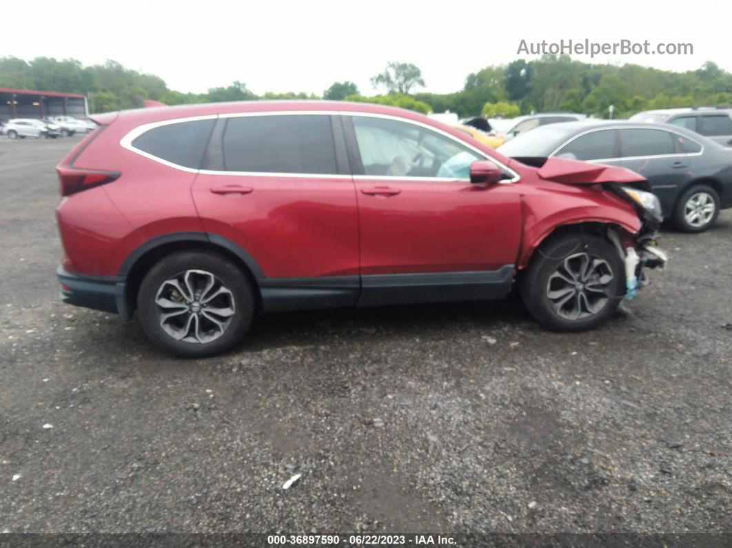 2020 Honda Cr-v Awd Ex Red vin: 7FARW2H56LE017414