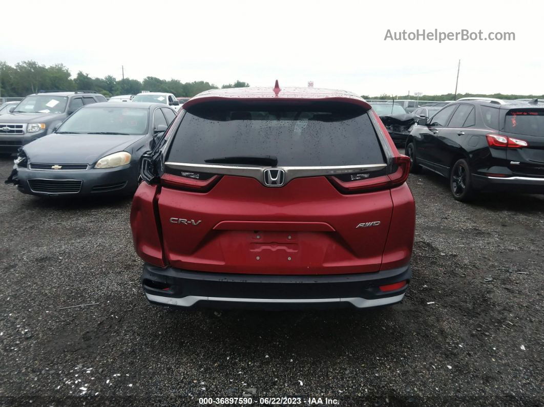 2020 Honda Cr-v Awd Ex Красный vin: 7FARW2H56LE017414