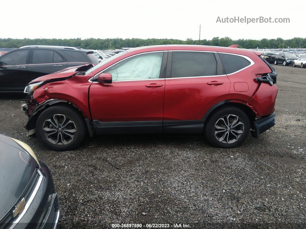 2020 Honda Cr-v Awd Ex Red vin: 7FARW2H56LE017414